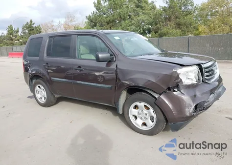 2014 Honda Pilot Lx z USA, uszkodzony, nr VIN 5FNYF3H2XEB012108